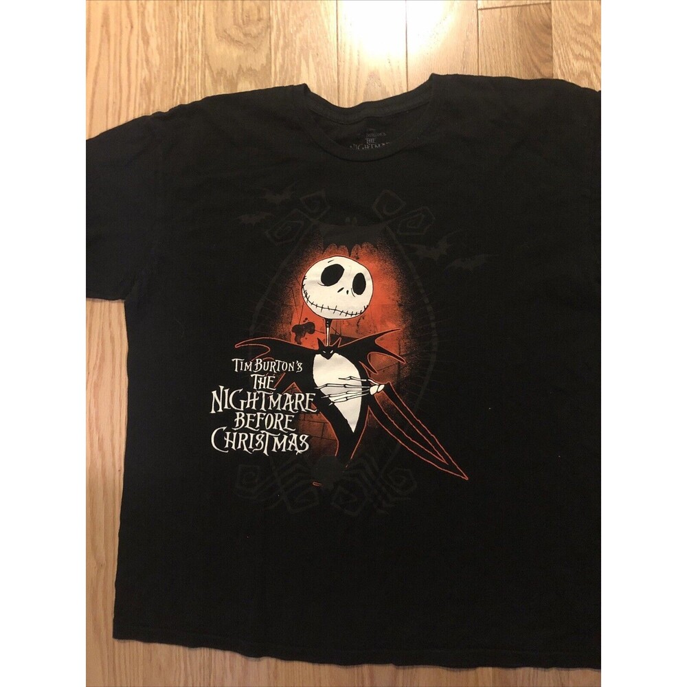 DISNEY TIM BURTONS NIGHTMARE CHRISTMAS JACK SKELLINGTON SHIRT SIZE XL 46-48